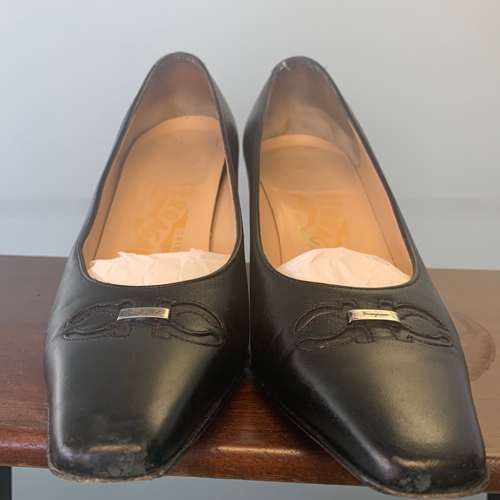 Salvatore Ferragamo Heels (Black)